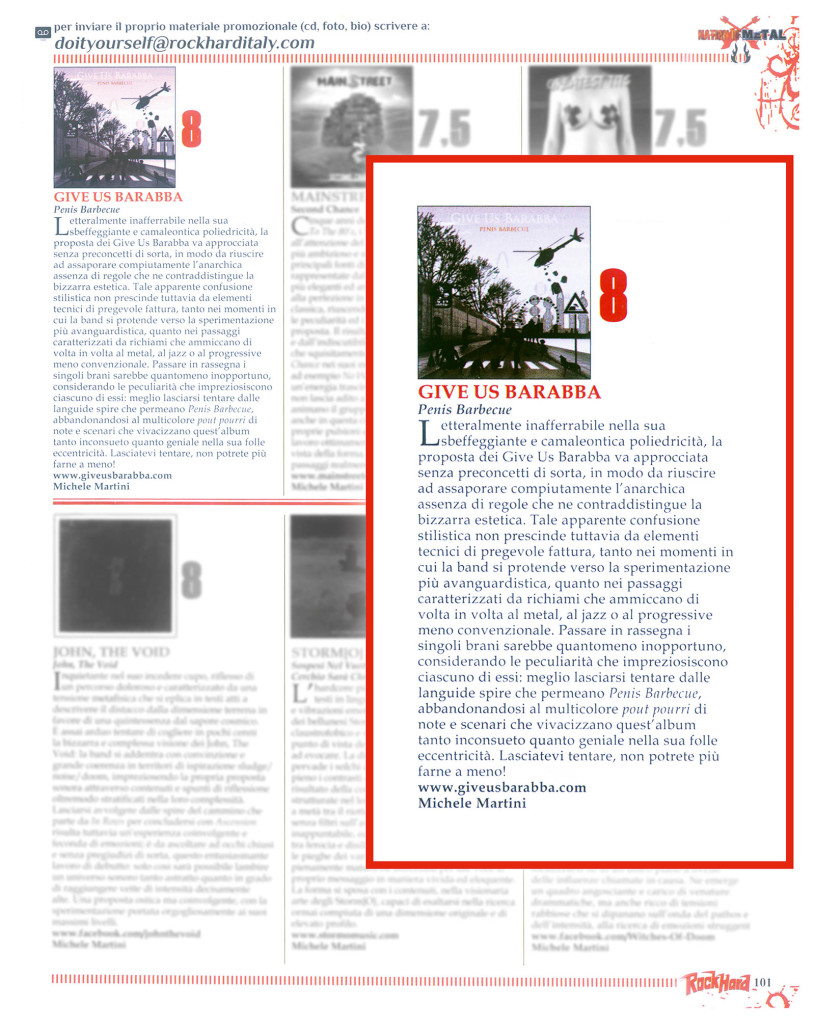 Rock Hard - Dicembre / Gennaio 2015