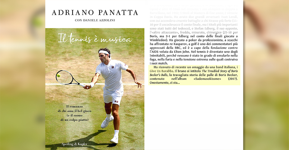 Give Us Barabba | Adriano Panatta - Il tennis è musica